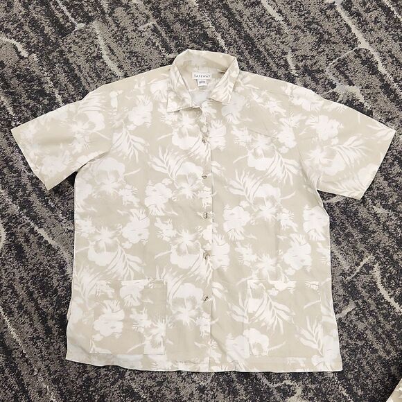 Vintage Safeway Aloha Shirt 2XL - Picture 1 of 6